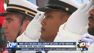 Five World War II veterans receive France's highest honor