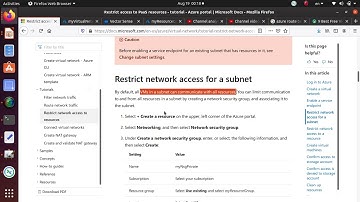 Tutorial: Restrict network access to PaaS resources with virtual network service endpoints