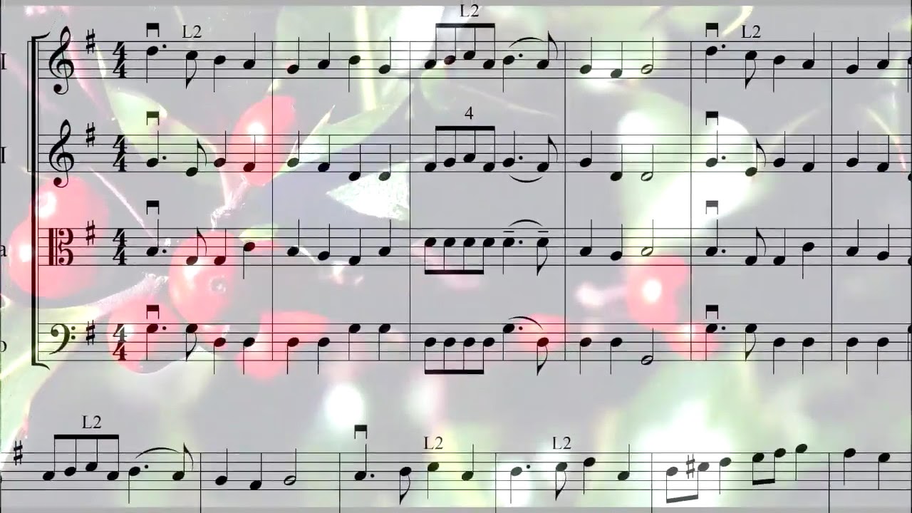 Deck the Halls arranged for String Quartet - YouTube