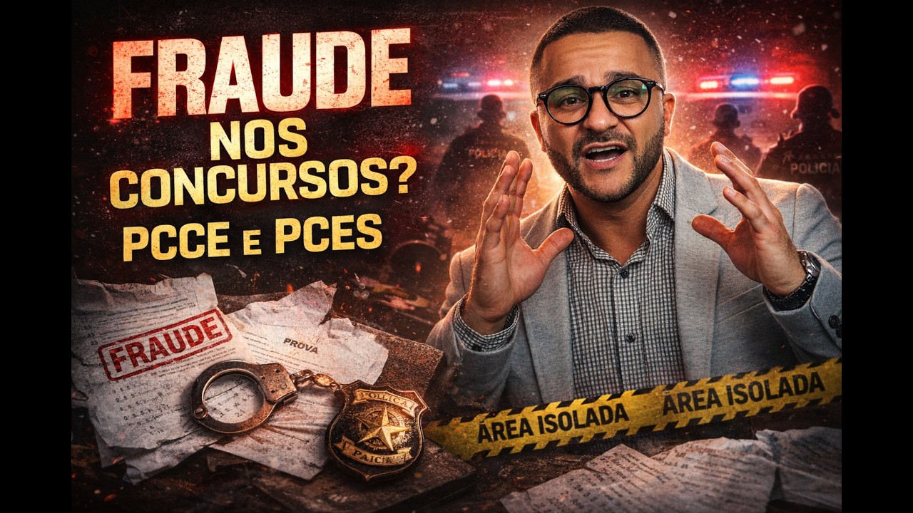 🚨 ESCÂNDALO nos Concursos da PCCE e PCES! FRAUDES, PRISÕES E GOLPES REVELADOS! 🚨