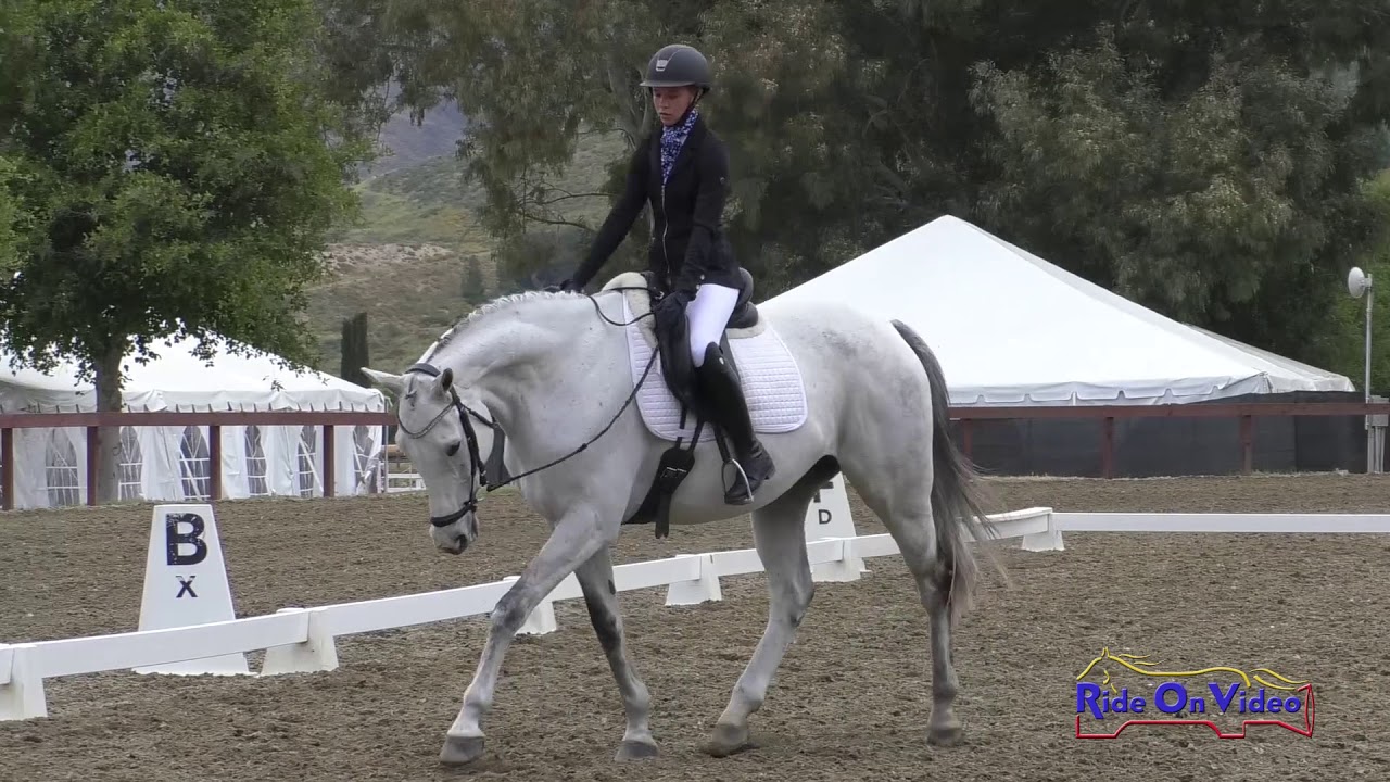 downs sims 116D Sierra Gibson on Cheval De Tonnerre Preliminary Rider Dressage Galway Downs May 2019