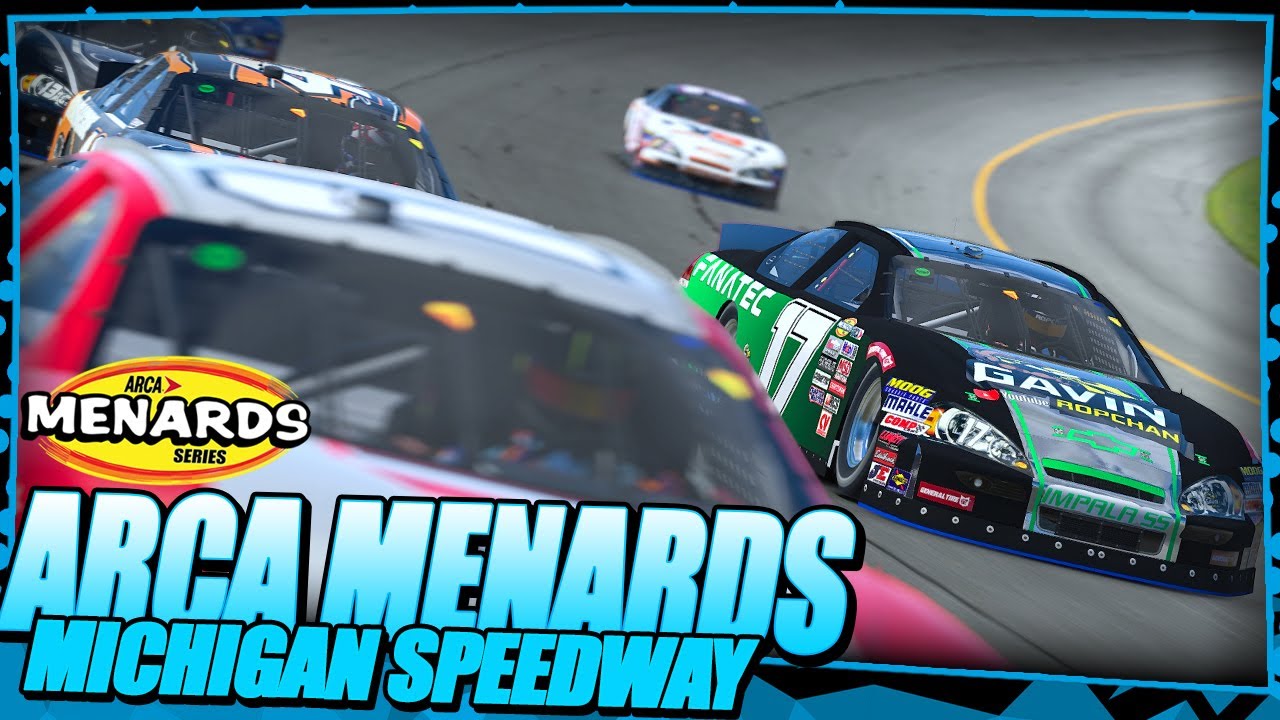ARCA Menards Michigan International Raceway iRacing Oval YouTube