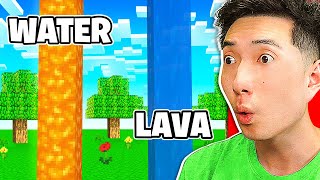 I Swapped LAVA and WATER in Minecraft *HE Had NO IDEA*