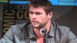Comic-Con 2010 Thor Panel starring Chris Hemsworth Natalie Portman Kat Dennings