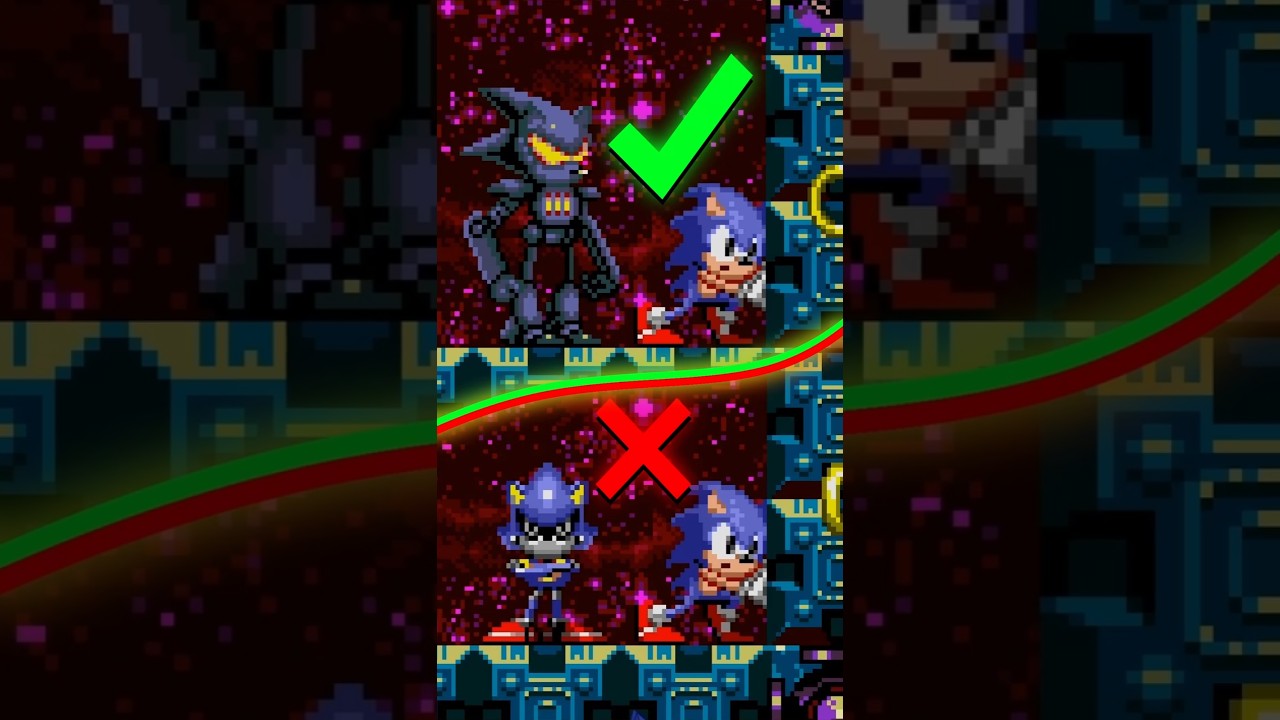 Metal Sonic Replaced by FURNACE SONIC?! 🔥 Sonic CD Mods Shorts 