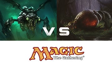 MtG Modern Gameplay -Affinity vs Junk game 2