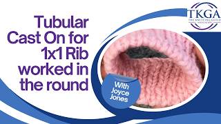 Tubular Cast On for 1x1 Rib in the Round Tubular Cast On for 1x1 Rib in the Round