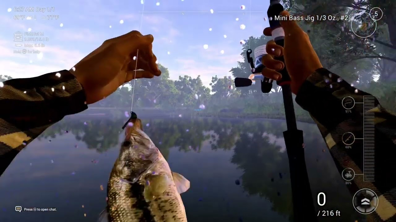 FISHING PLANET  (part one) spotted bass fishing