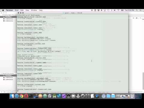 Grunt - a default task [screencast #1]