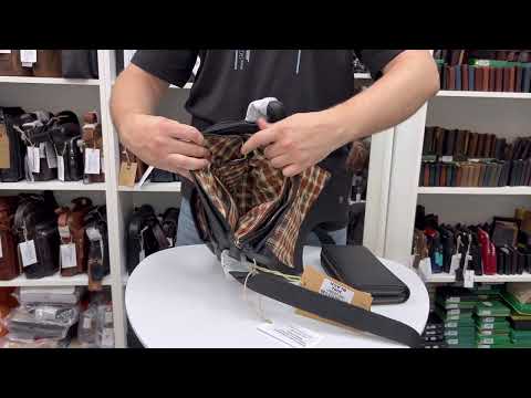 Чоловічі сумки з кишенями через плече Hill Burry HB3062 Black video