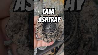 VOLCANIC LAVA ASHTRAY PROCESS #howto VOLCANIC LAVA ASHTRAY PROCESS #howto