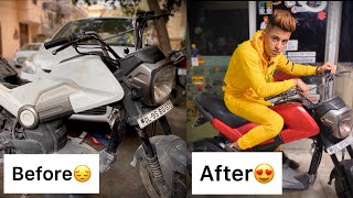 Giving new look to my bike[JORAVAR SINGH KALSI]