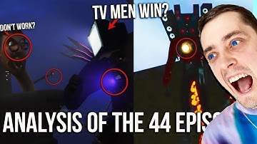TITAN TVMAN VS TITAN SPEAKERMAN Analysis of 44 episode of skibidi toilet! Skibidi Toilet Theory!