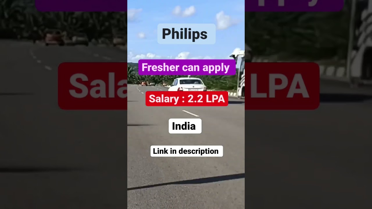 Philips , job for freshers , india , kannada