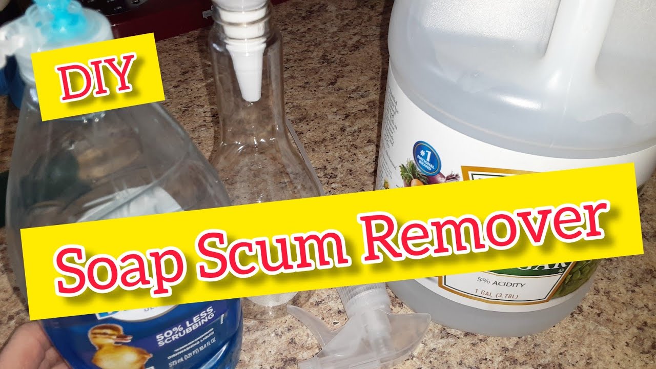 CLEAN MY SPACE Shower Edition TWO Ingredient SOAP SCUM REMOVER YouTube