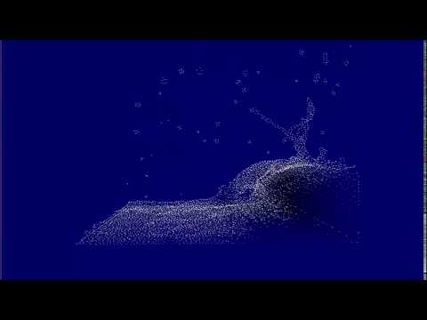 Smoothed particle hydrodynamics on CUDA