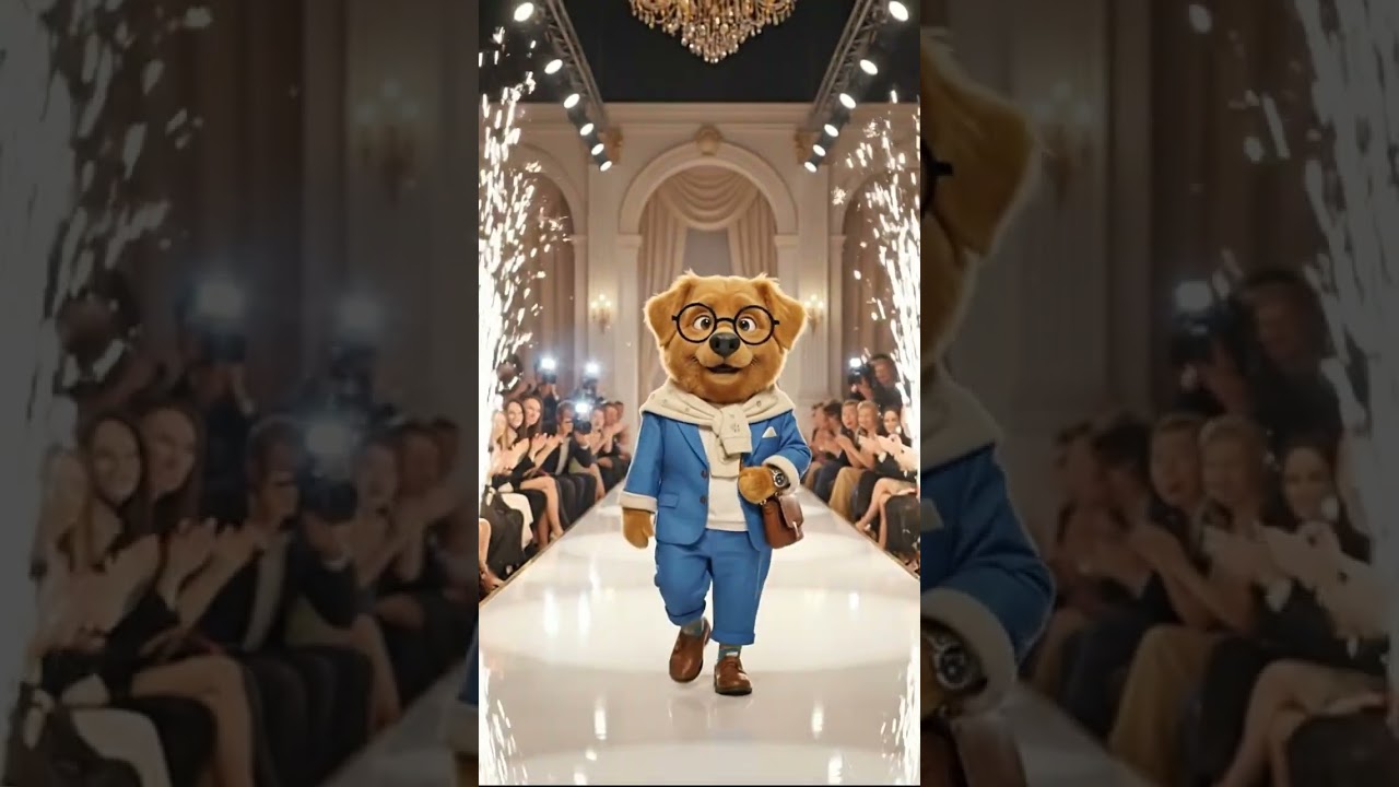 Luxury Dog Fashion Runway Show |  Ultra Realistic Cinematic 8K Walk