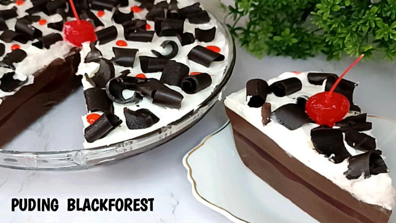 KAMU SUKA COKLAT❓WAJIB COBAIN PUDING BLACKFOREST INI‼️SERASA MAKAN CAKE BLACKFOREST