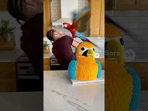 Попугай психует когда я пытаюсь разрезать его торт ТОРТИЛИПОДДЕЛКА Шорты