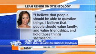 Leah Remini opens up on Scientology
