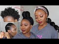 Natural Hair Wash Day After Protective Style + Prep for Headband Wig Kinky Straight | Wiggins Hair