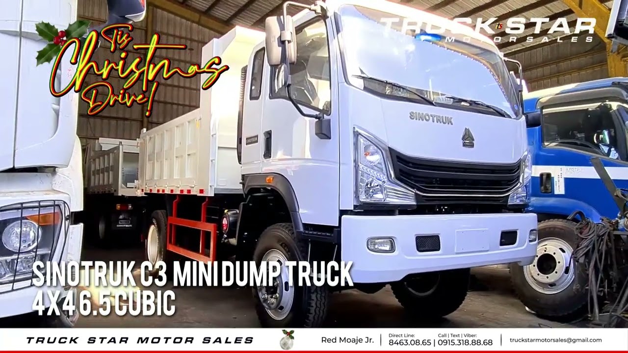 Sinotruk C3 Mini Dump Truck For Sale!4x4 | 4.5 Cubic | Euro2 |  Brand New Truck For Sale