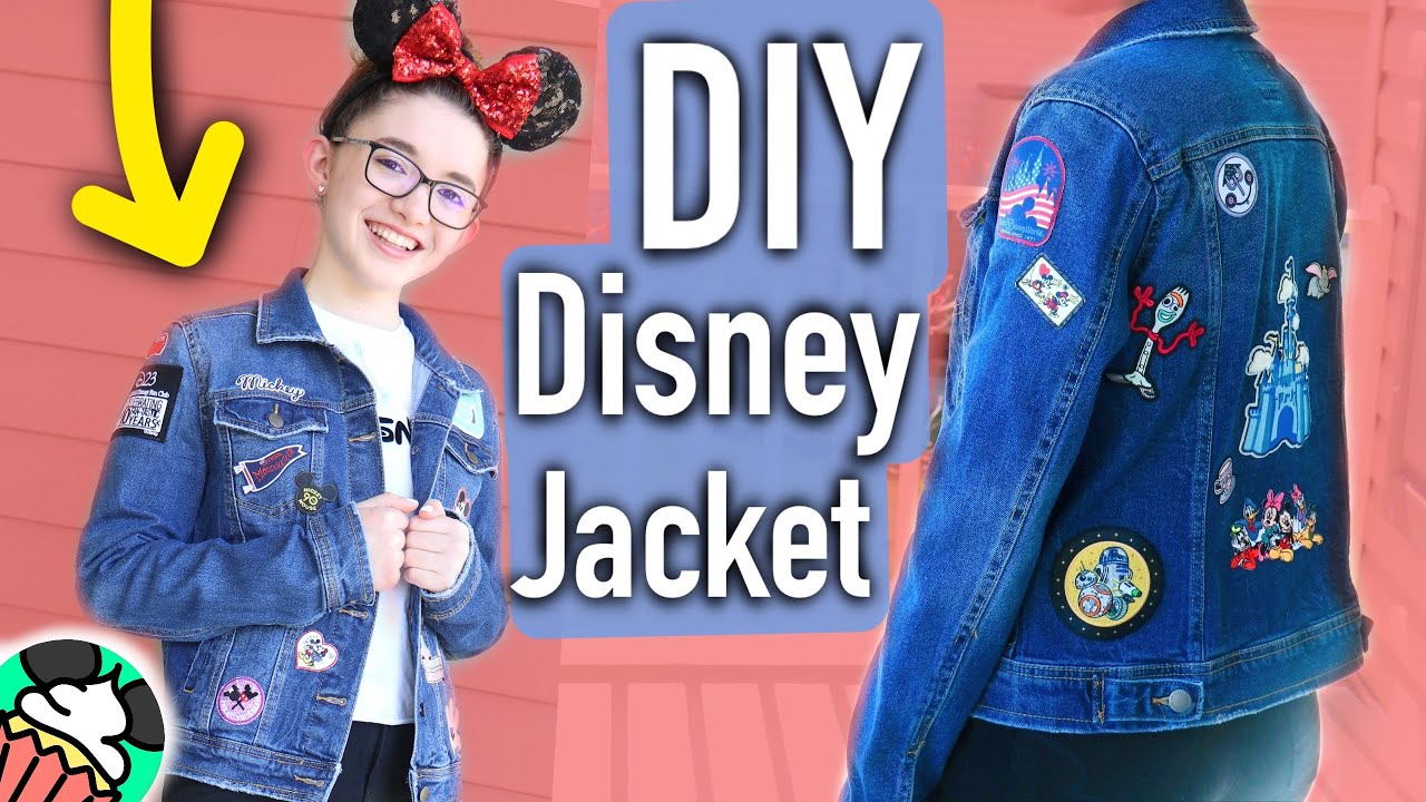 Custom Disney Parks Patch Jacket! Disney Parks, Star Wars, and Disney Movie Themed! Easy Disney DIY