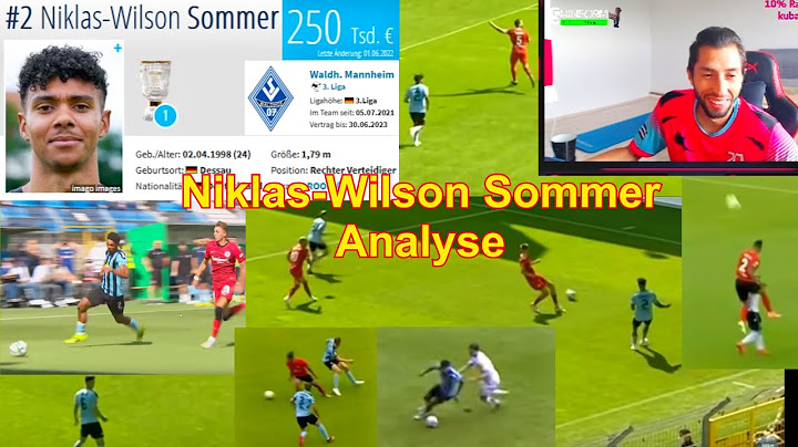 Wie gut ist Niklas Wilson Sommer Analyse /3. Bundesliga SV Waldhof Mannheim
