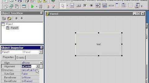 26 Delphi 7 Компонента Panel