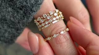 New Stacking Rings Just Dropped Delicate Diamond Wedding Bands