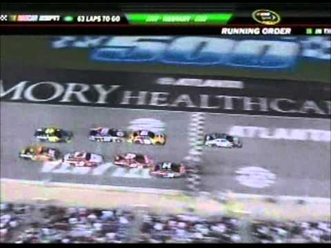 Stewart Wins Emory Healthcare 500 Atlanta NASCAR 2...