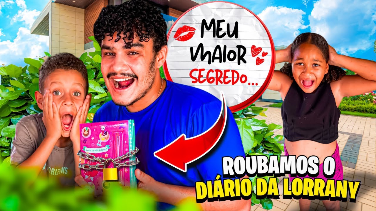 ROUBAMOS O DIÁRIO DE LORRANY 😂😱