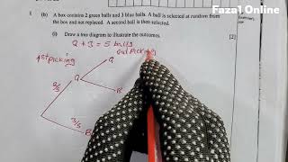 Probability || Tree Diagram 2026 Maths Paper 2