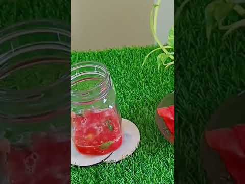 Summers are here 🤩 So here's Watermelon Mojito recipe 😍😍 #summerfun #colddrink #mojito #watermelon