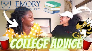 WHAT WE WISH WE KNEW BEFORE COLLEGE! || EMORY UNIVERSITY vs. GEORGIA TECH