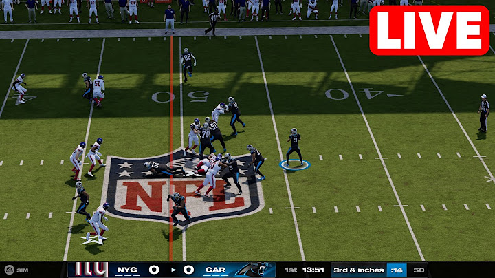 NFL LIVE🔴 New York Giants vs Carolina Panthers | Week 10 NFL Full Game - 10th November 2024 NFL 25