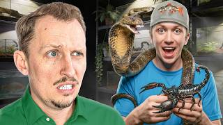 Zoologist Reacts to “Deadly” Pets Kept in the House