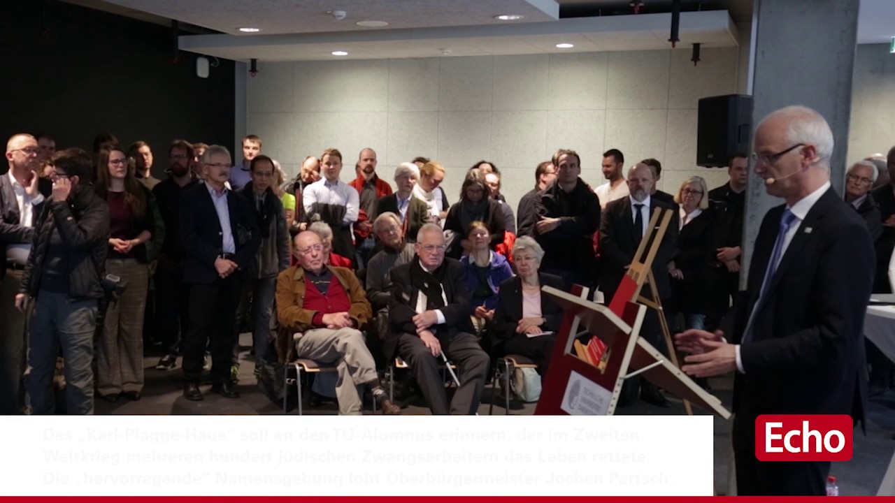 Ehemaliges "603 qm" in Darmstadt heißt jetzt „Karl-Plagge-Haus“und "806 qm"