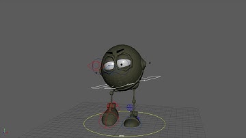 Robot Walk Cycle Playblast