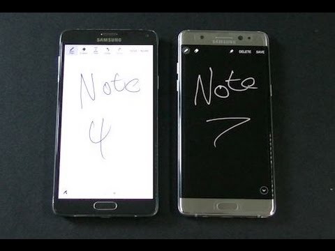 Samsung Galaxy Note 7 vs Galaxy Note 4: Comparison