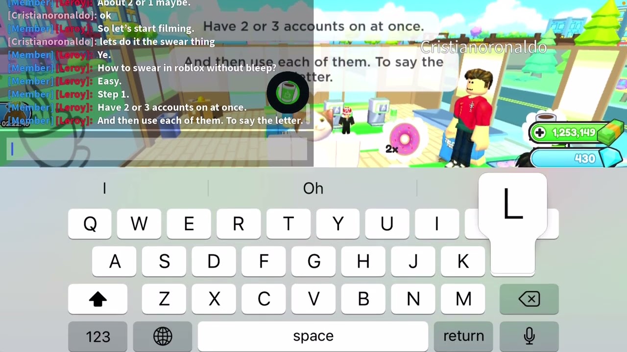 How To Actually Swear In Roblox Warning EXTRA BAD WORD YouTube 