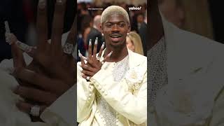 Lil Nas X dazzles on 2024 Met Gala red carpet | #shorts #yahooaustralia