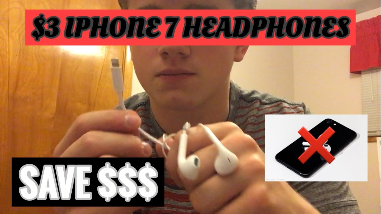 $3 IPHONE 7 HEADPHONES!