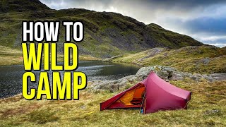 How to start wild camping