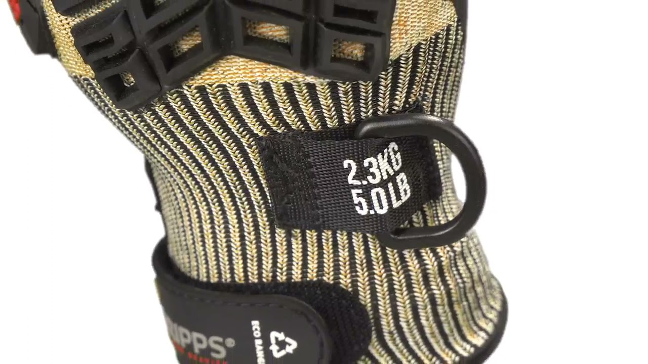 Gripps gloves dropped object protection.