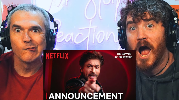 The Ba***ds of Bollywood | Title Reveal | Shahrukh Khan | REACTION!!