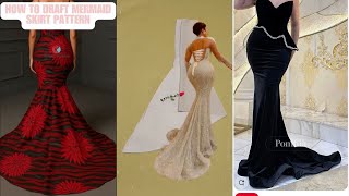 How to draft a mermaid skirt 