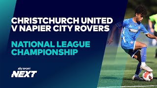 Football: Christchurch United vs Napier City Rovers