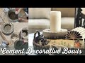 DIY Cement Bowls &amp; Planters | Dollar Tree DIY Supplies