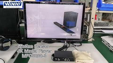 MPC3288-3: 4K UHD auto play media player, 7 sensor modes to choose from